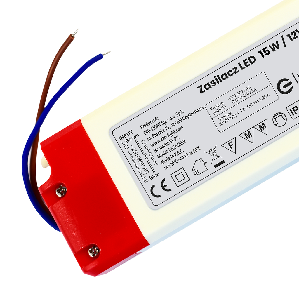 LED-Netzteil CV (15W) IP20 - Milagro