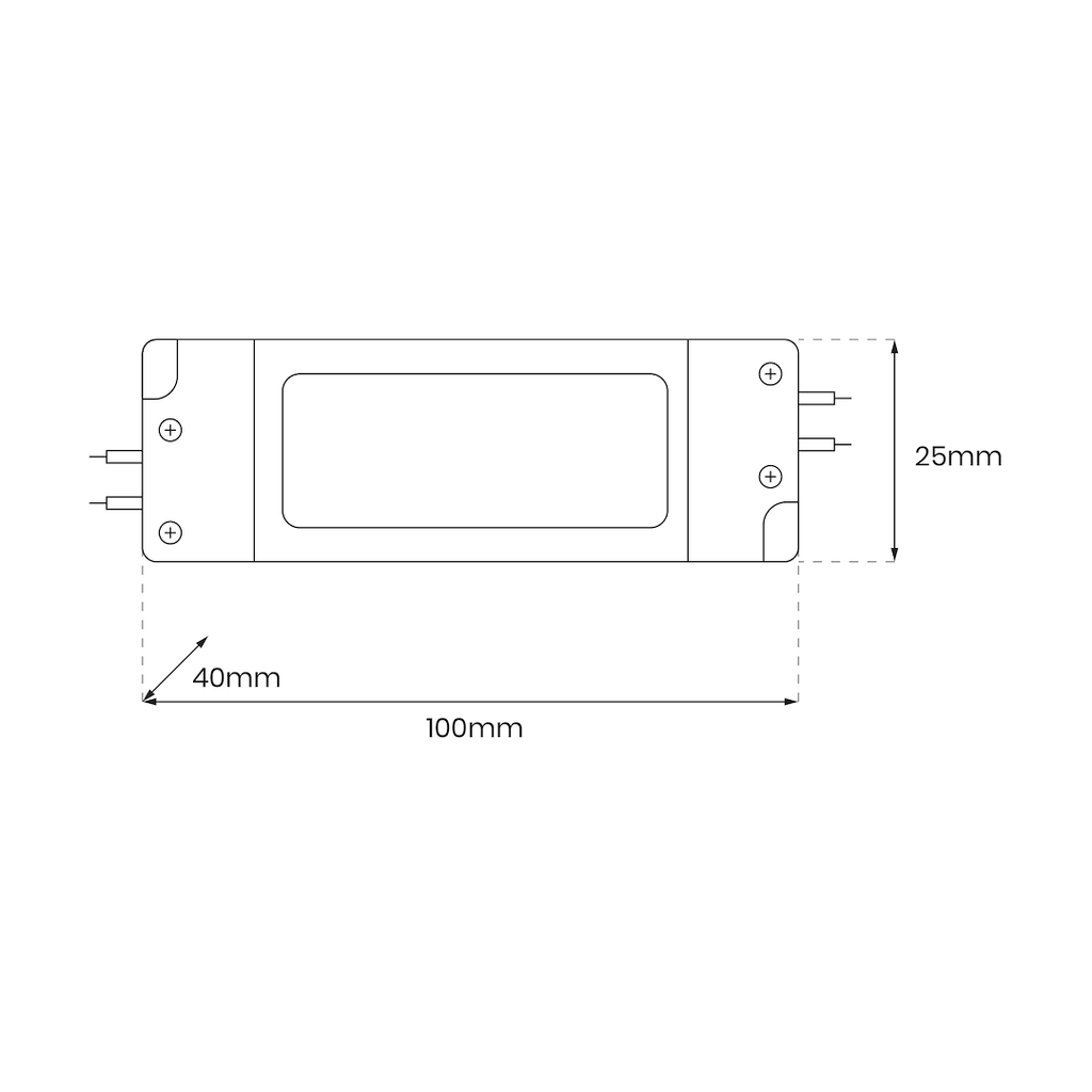 LED-Netzteil CV (15W) IP20 - Milagro