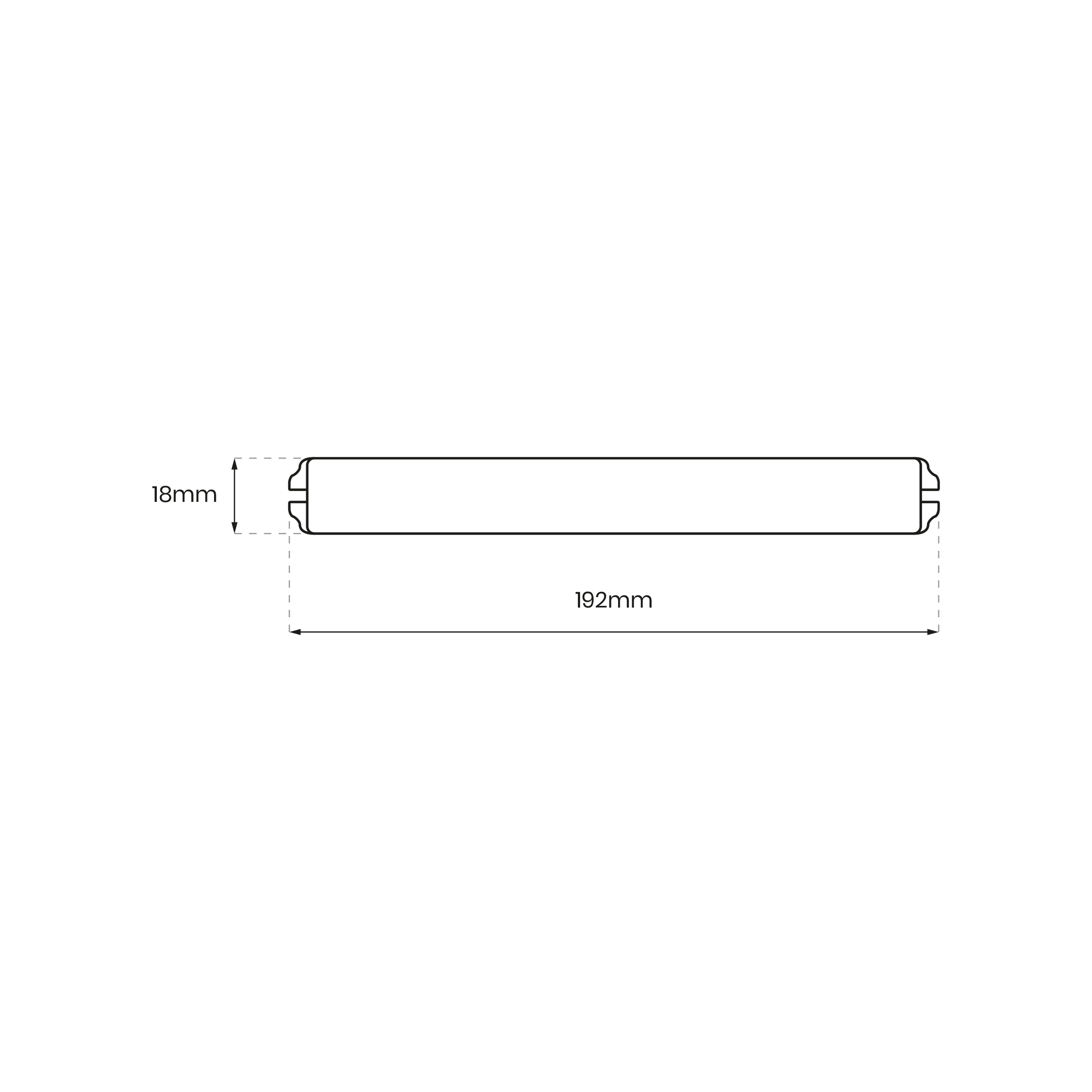 LED-Netzteil CV Slim (24W) IP20 - Milagro