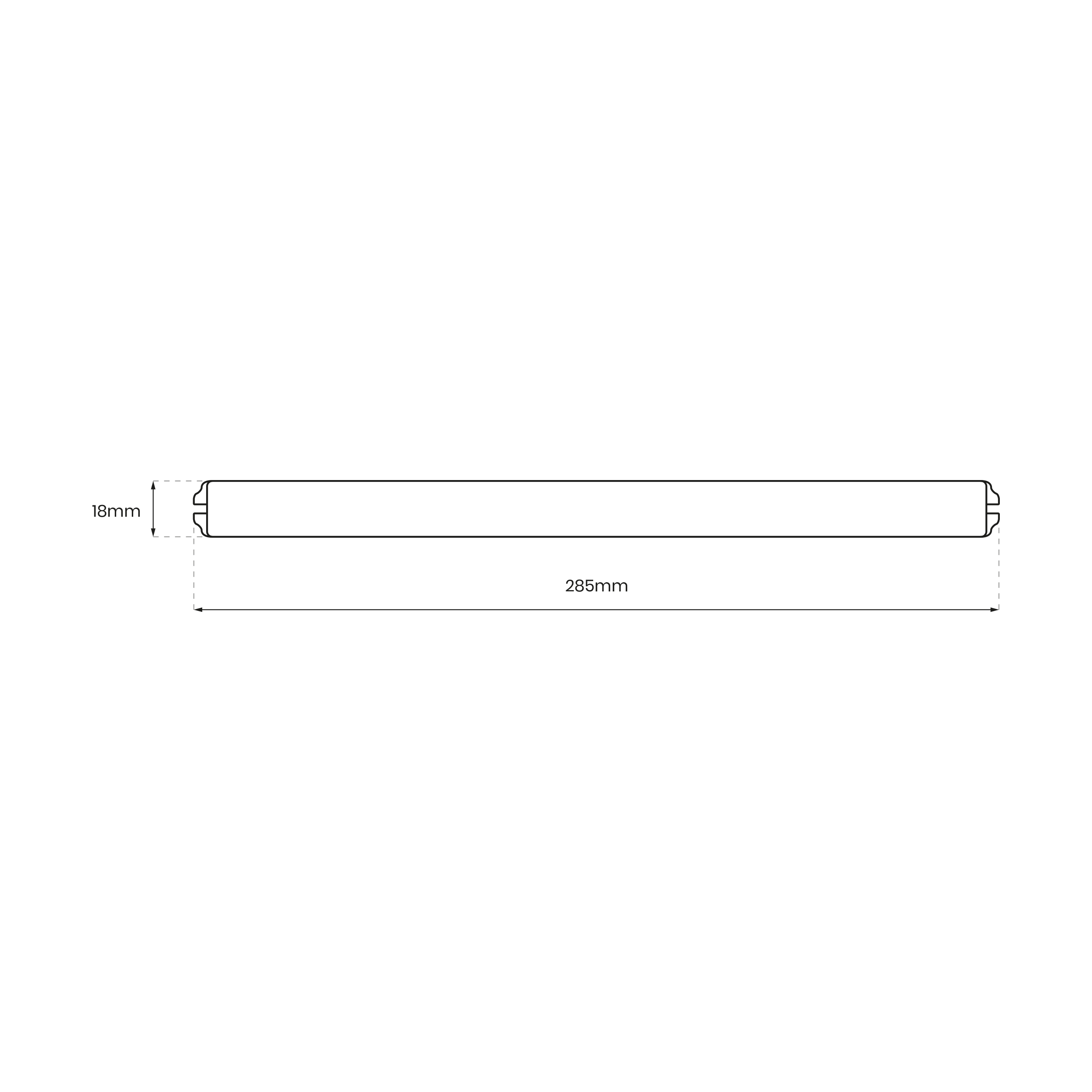LED-Netzteil CV Slim (36W) IP20 - Milagro