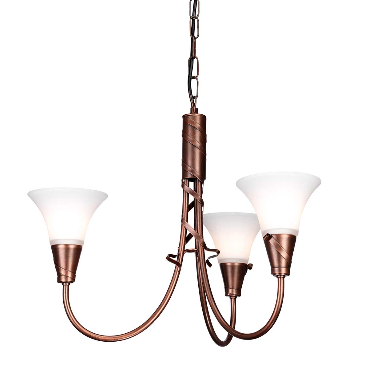 Pendelleuchte Emily (kupferfarben) 3x - Elstead Lighting