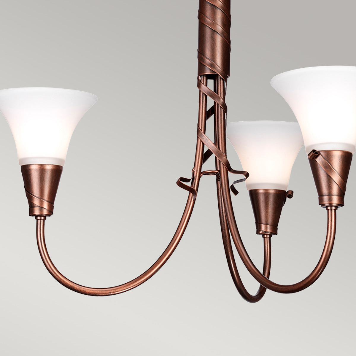 Pendelleuchte Emily (kupferfarben) 3x - Elstead Lighting