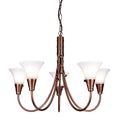 Pendelleuchte Emily (kupferfarben) 5x - Elstead Lighting