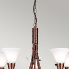 Pendelleuchte Emily (kupferfarben) 5x - Elstead Lighting