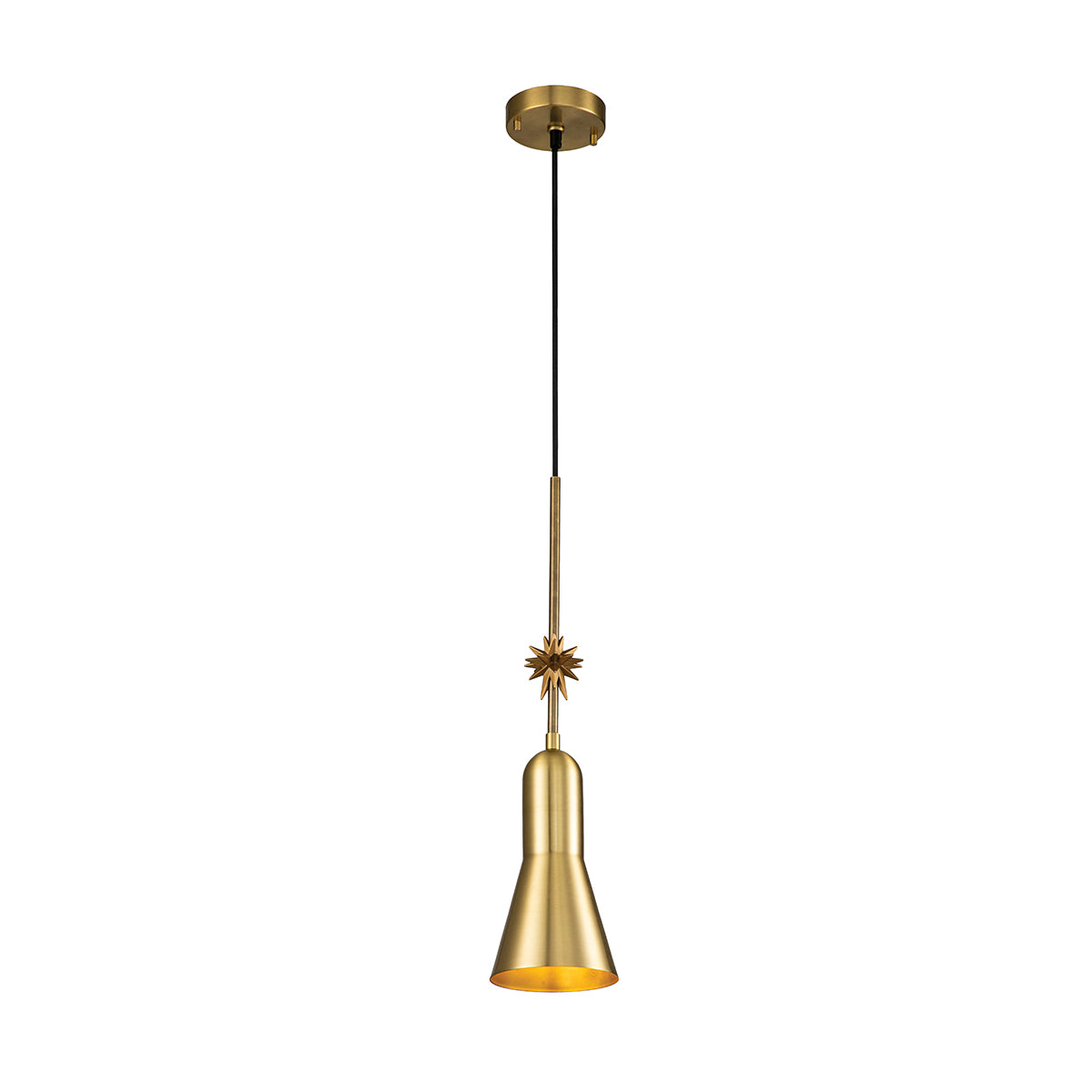 Pendelleuchte Etoile (messingfarben) 1x - Elstead Lighting