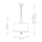 Pendelleuchte Flambeau (schwarz) 2x - Elstead Lighting