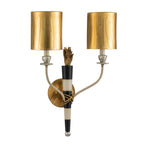 Wandleuchte Flambeau (goldfarben) 2x - Elstead Lighting