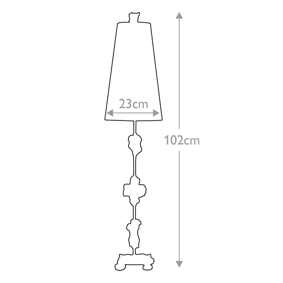 Tischleuchte Fragment (goldfarben) 1x - Elstead Lighting