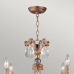 Pendelleuchte Mignon (goldfarben) 8x - Elstead Lighting