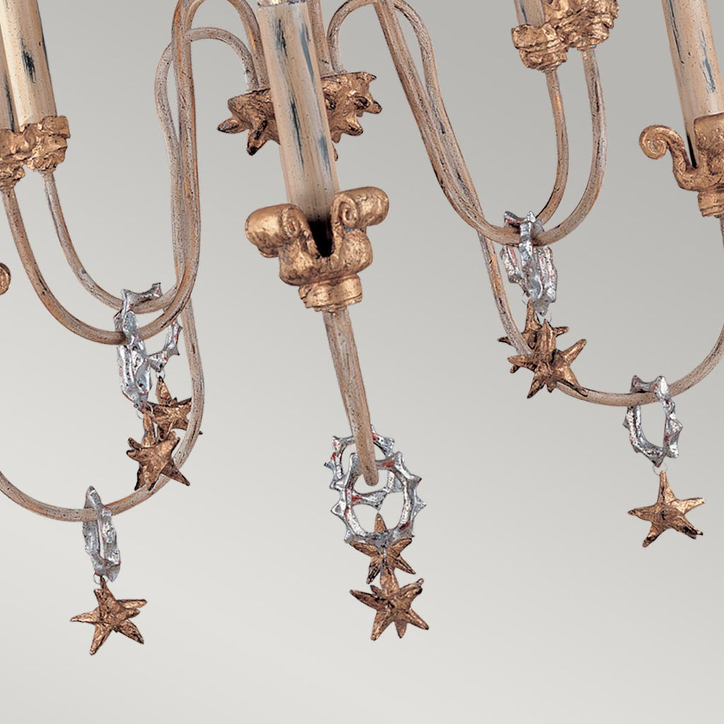 Pendelleuchte Mignon (goldfarben) 8x - Elstead Lighting