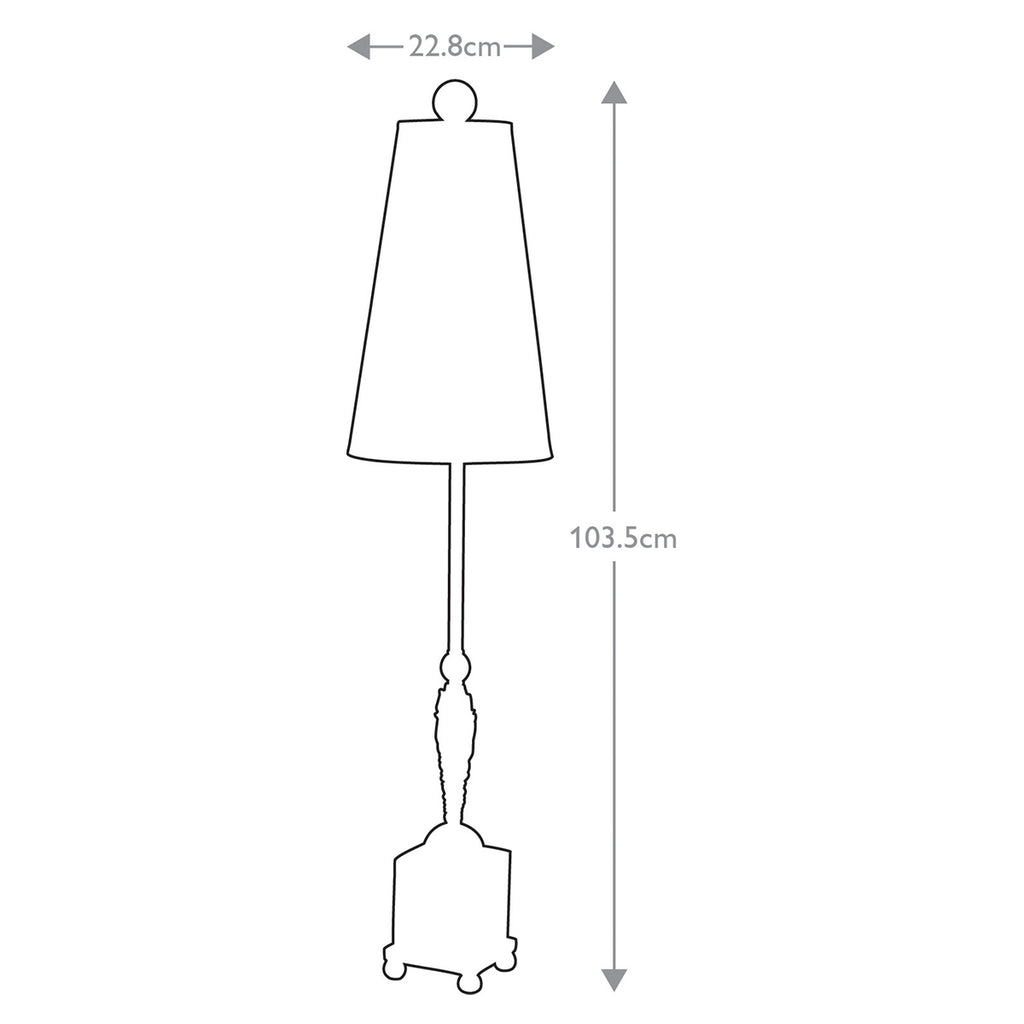 Tischleuchte Noma Luxe (weiß) 1x - Elstead Lighting