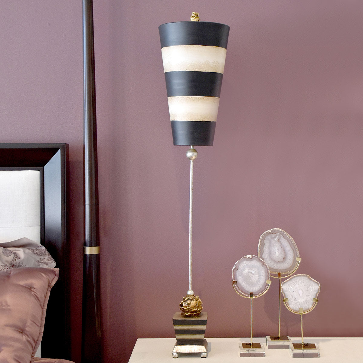 Tischleuchte Peony (schwarz) 1x - Elstead Lighting