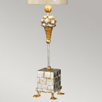 Tischleuchte Pompadour X (silberfarben) 1x - Elstead Lighting