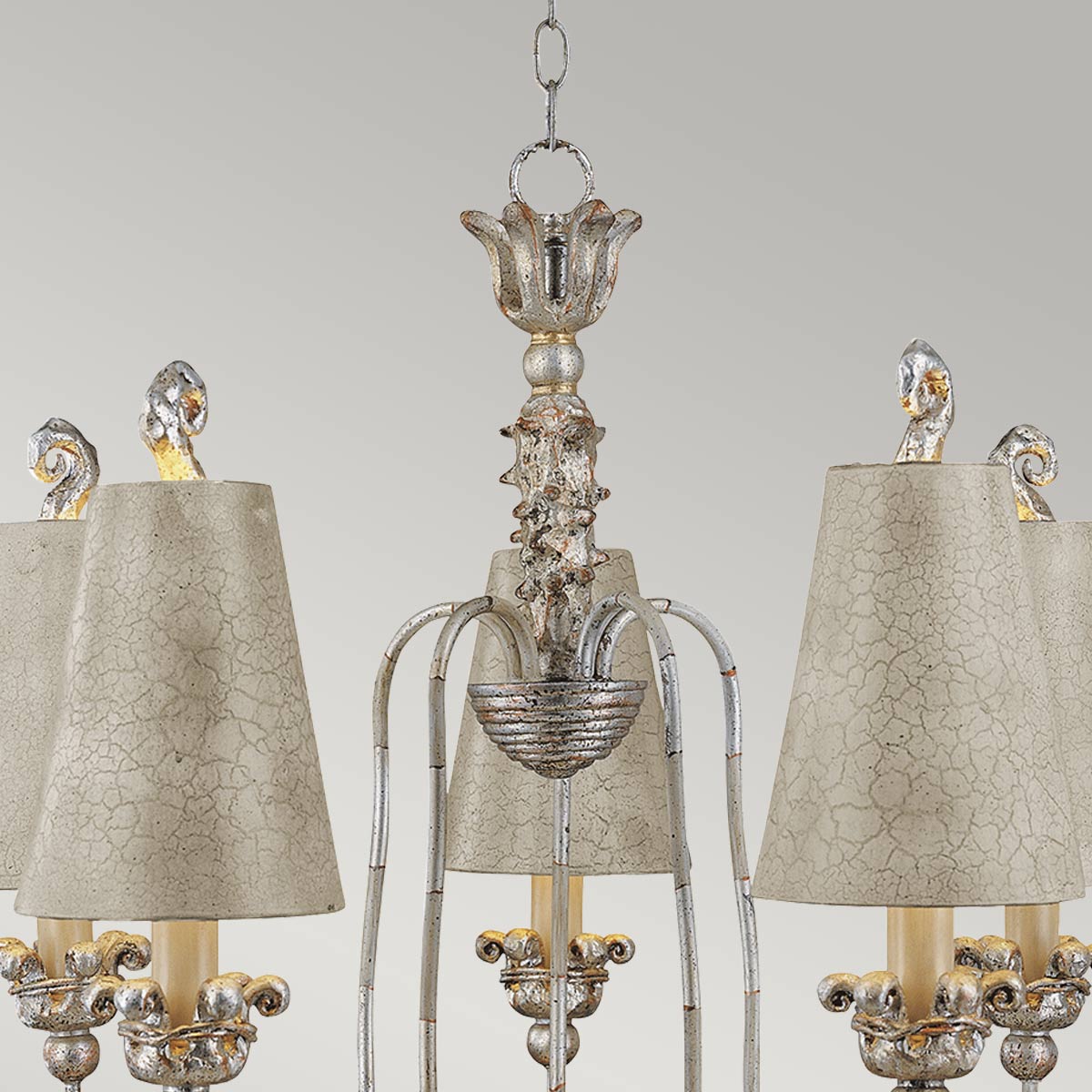 Pendelleuchte Remi (goldfarben) 5x - Elstead Lighting