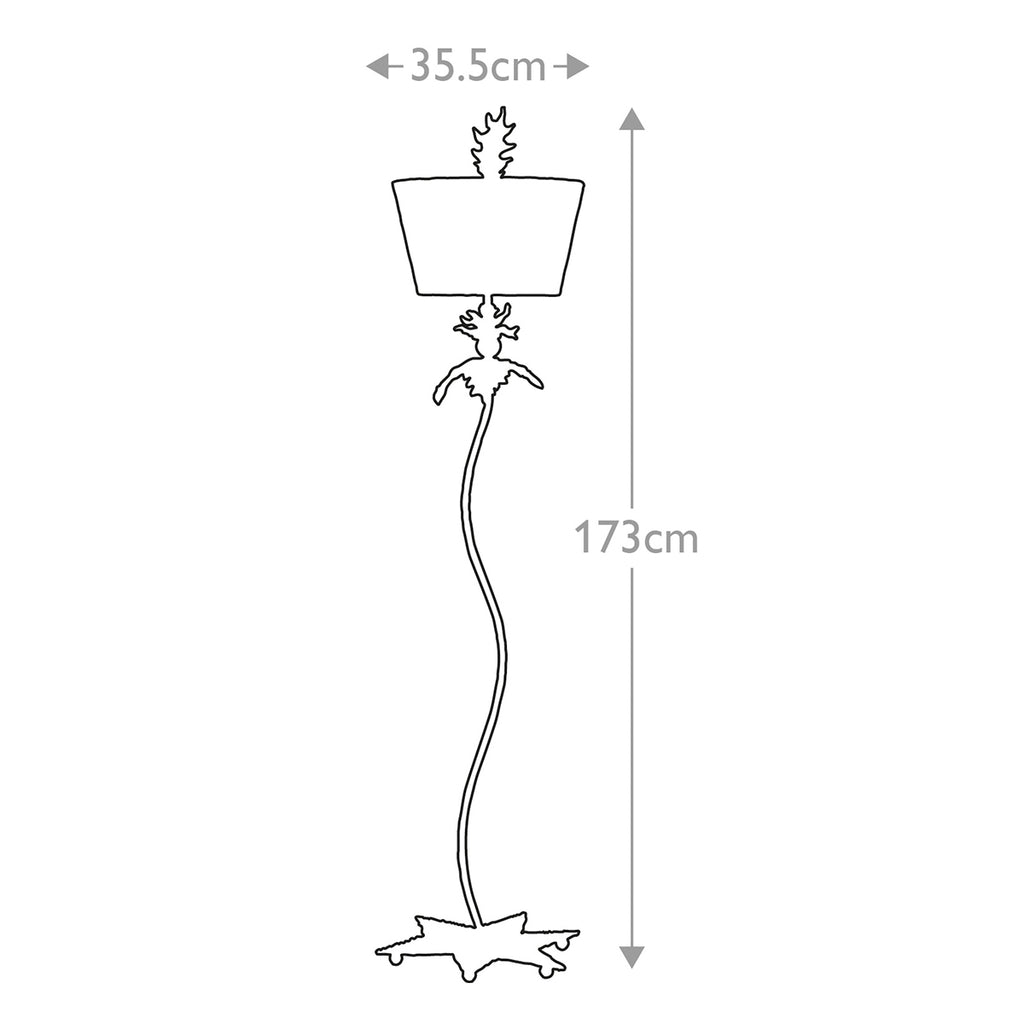 Stehleuchte South Beach (Cambridge Crackl) 1x - Elstead Lighting