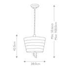 Pendelleuchte South Beach (schwarz) 1x - Elstead Lighting