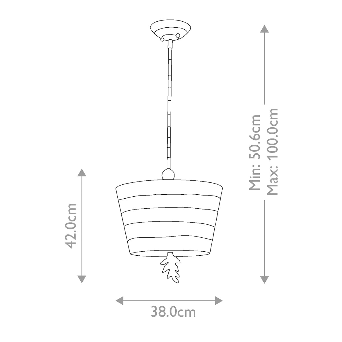 Pendelleuchte South Beach (schwarz) 1x - Elstead Lighting
