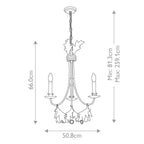 Pendelleuchte Sweet Olive (goldfarben) 3x - Elstead Lighting