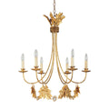 Pendelleuchte Sweet Olive (goldfarben) 6x - Elstead Lighting