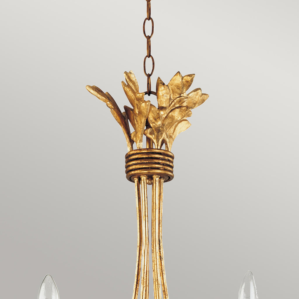 Pendelleuchte Sweet Olive (goldfarben) 6x - Elstead Lighting