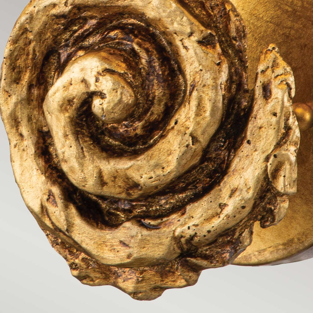 Wandleuchte Swirl (goldfarben) 1x - Elstead Lighting