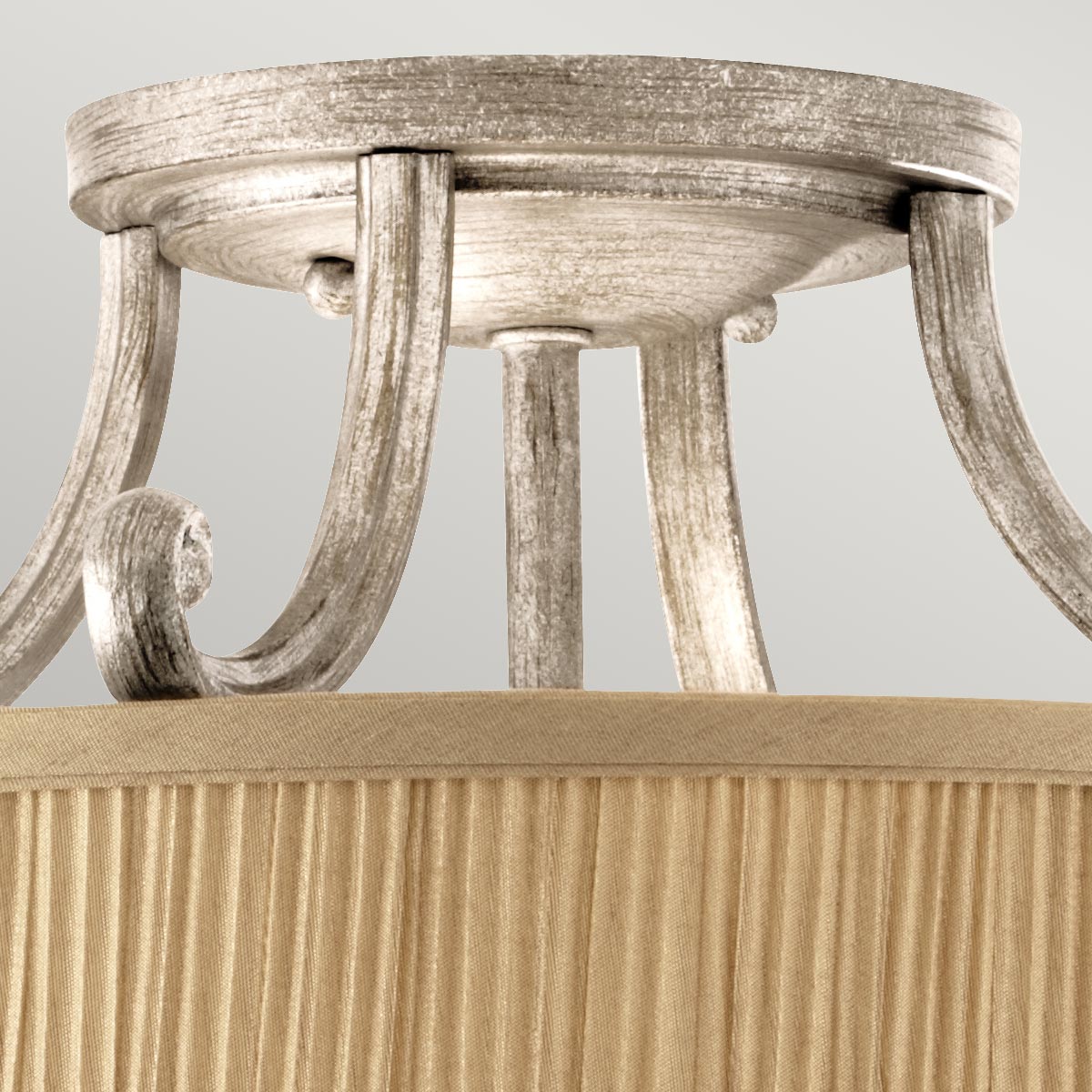 Deckenleuchte Abbey (silberfarben) 3x - Elstead Lighting