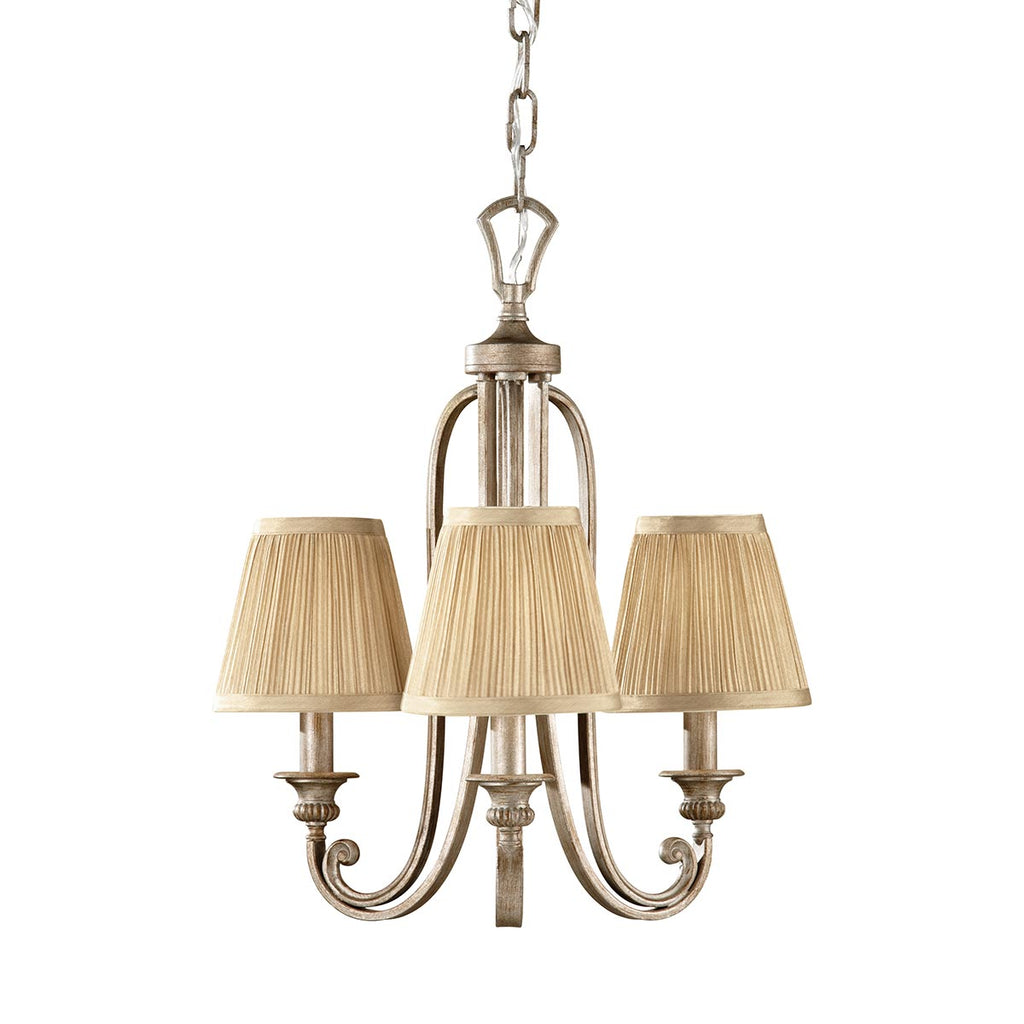 Pendelleuchte Abbey (silberfarben) 3x - Elstead Lighting