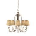 Pendelleuchte Abbey (silberfarben) 5x - Elstead Lighting
