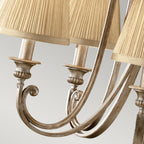 Pendelleuchte Abbey (silberfarben) 5x - Elstead Lighting