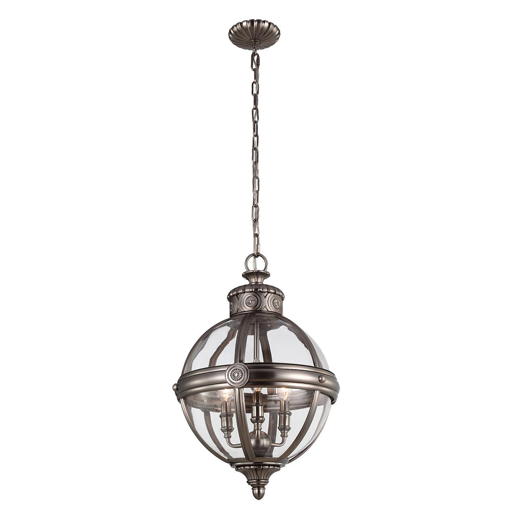 Pendelleuchte Adams (Nickel) 3x - Elstead Lighting