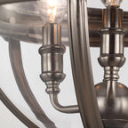 Pendelleuchte Adams (Nickel) 3x - Elstead Lighting