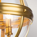 Pendelleuchte Adams (messingfarben) 3x - Elstead Lighting