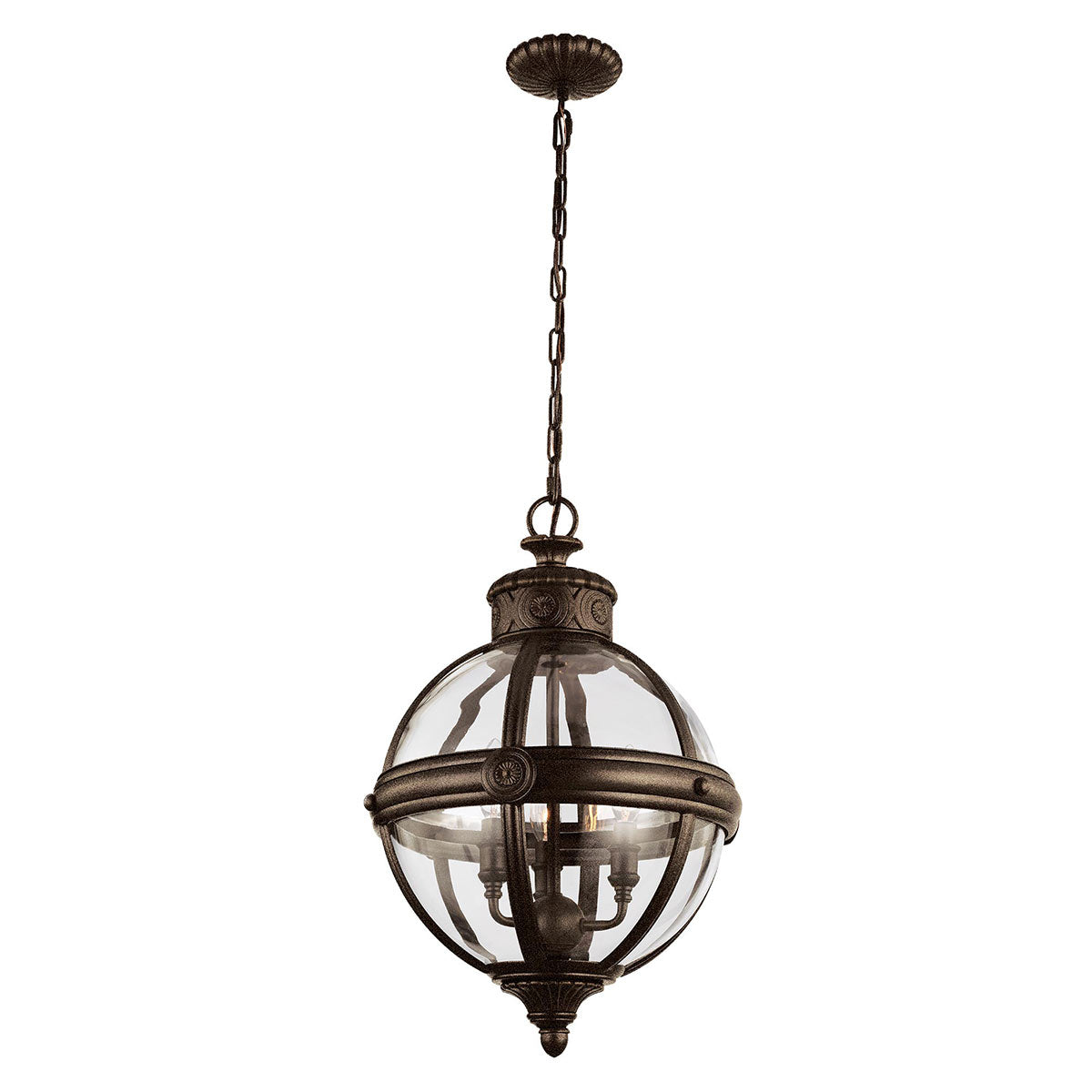 Pendelleuchte Adams (bronzefarben) 3x - Elstead Lighting