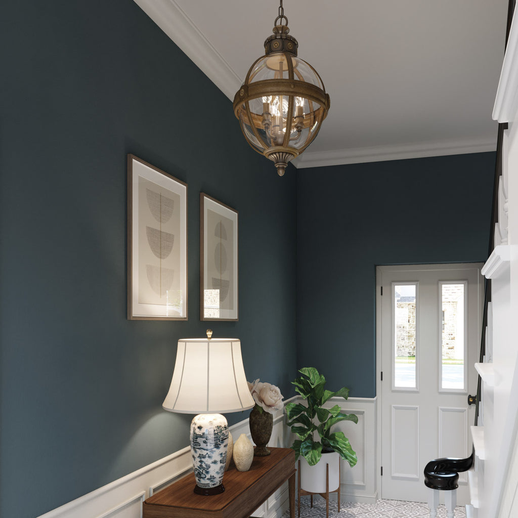 Pendelleuchte Adams (bronzefarben) 3x - Elstead Lighting