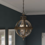 Pendelleuchte Adams (bronzefarben) 3x - Elstead Lighting