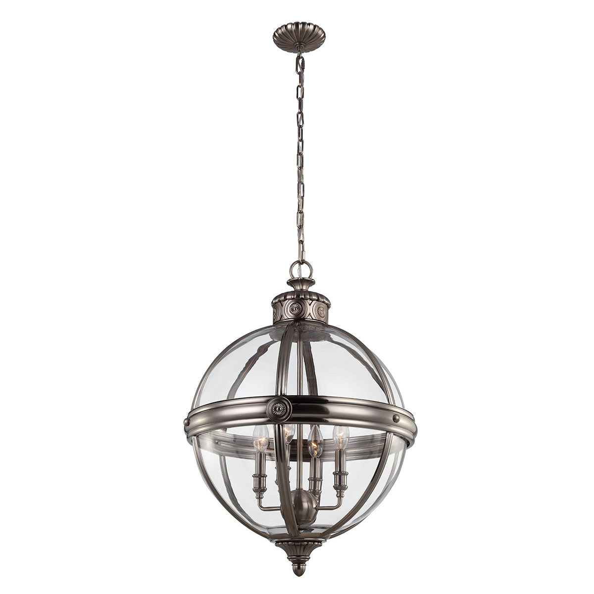 Pendelleuchte Adams (Nickel) 4x - Elstead Lighting
