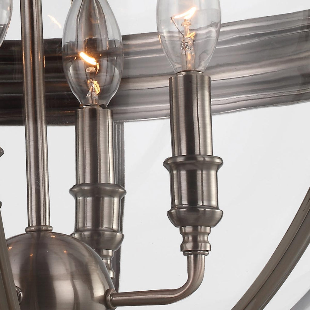 Pendelleuchte Adams (Nickel) 4x - Elstead Lighting