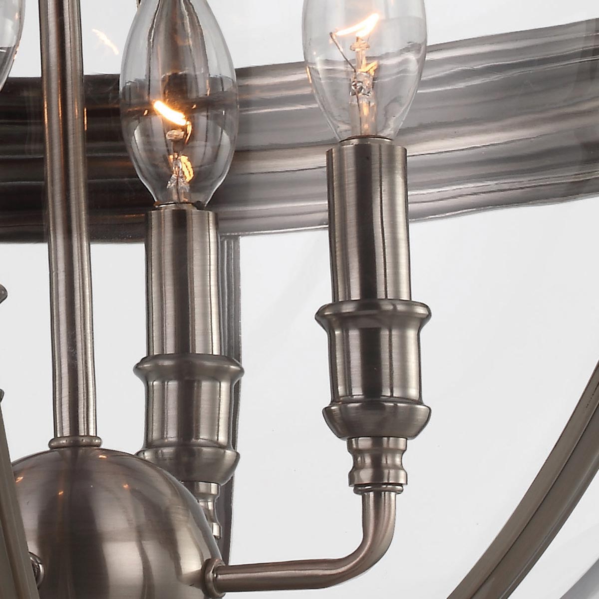 Pendelleuchte Adams (Nickel) 4x - Elstead Lighting