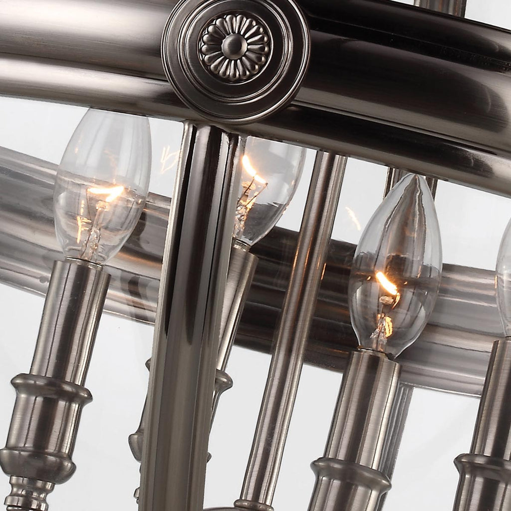Pendelleuchte Adams (Nickel) 4x - Elstead Lighting