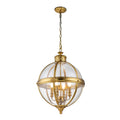 Pendelleuchte Adams (messingfarben) 4x - Elstead Lighting