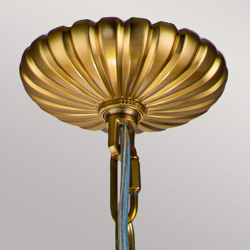 Pendelleuchte Adams (messingfarben) 4x - Elstead Lighting