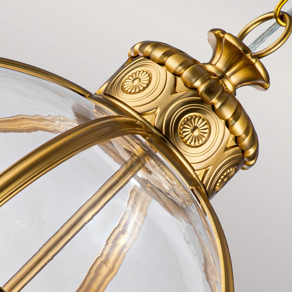Pendelleuchte Adams (messingfarben) 4x - Elstead Lighting