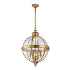Pendelleuchte Adams (messingfarben) 4x - Elstead Lighting