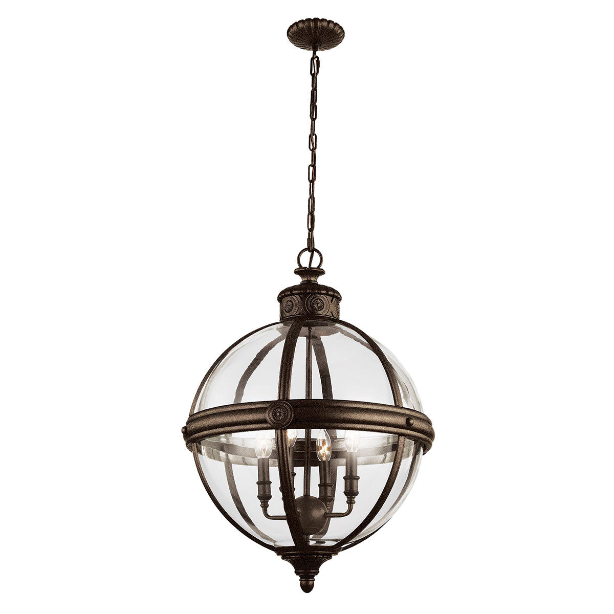 Pendelleuchte Adams (bronzefarben) 4x - Elstead Lighting
