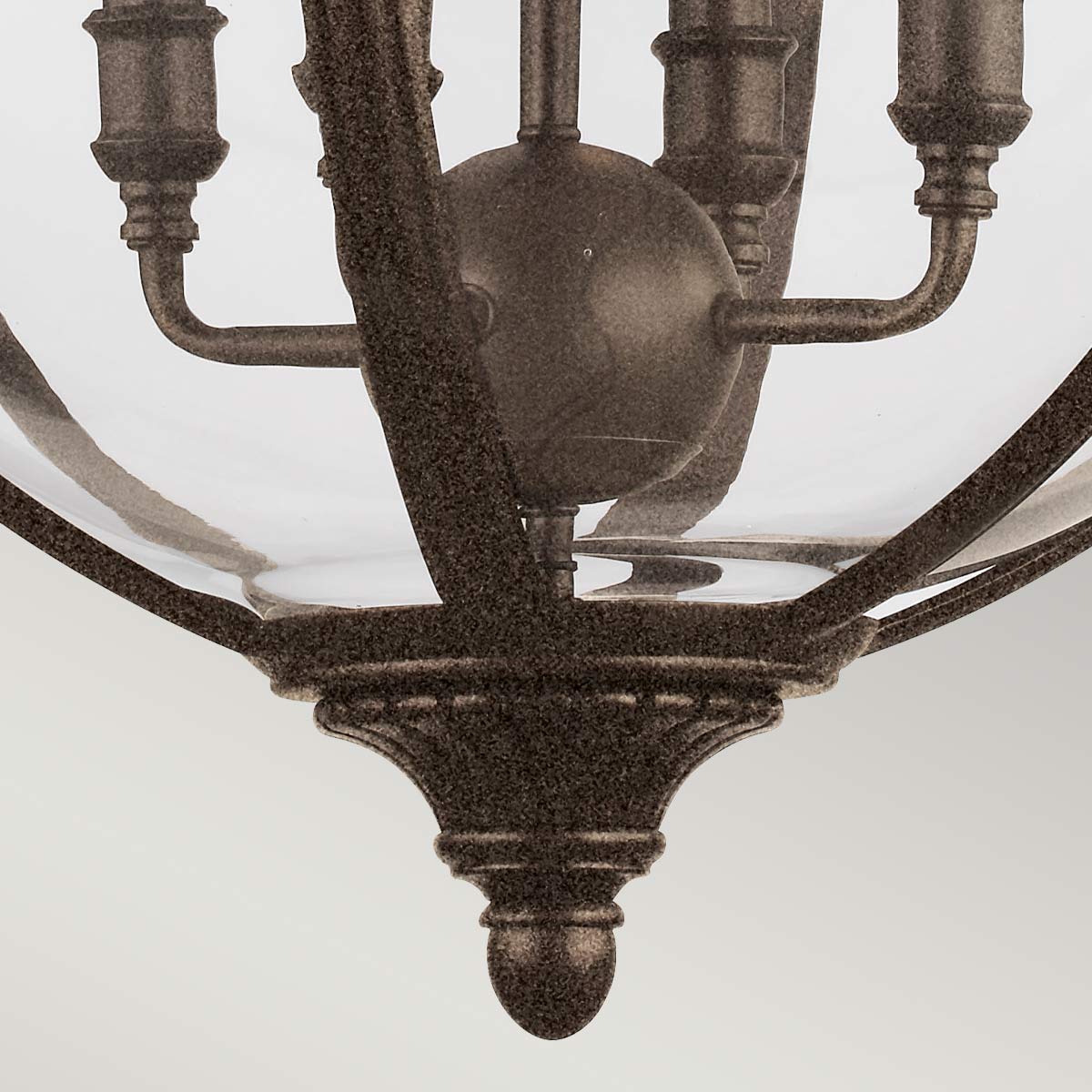 Pendelleuchte Adams (bronzefarben) 4x - Elstead Lighting