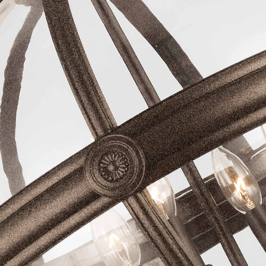 Pendelleuchte Adams (bronzefarben) 4x - Elstead Lighting