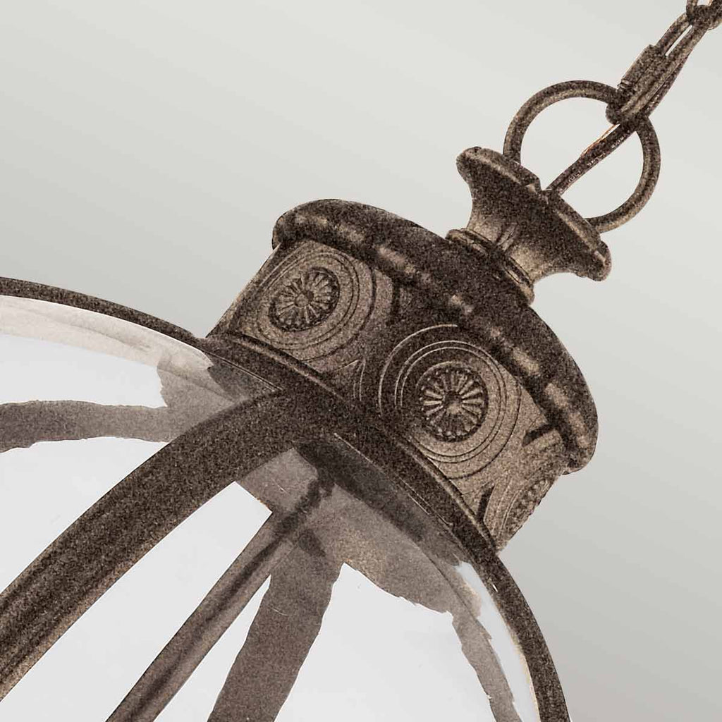 Pendelleuchte Adams (bronzefarben) 4x - Elstead Lighting