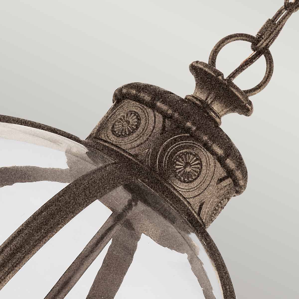 Pendelleuchte Adams (bronzefarben) 4x - Elstead Lighting