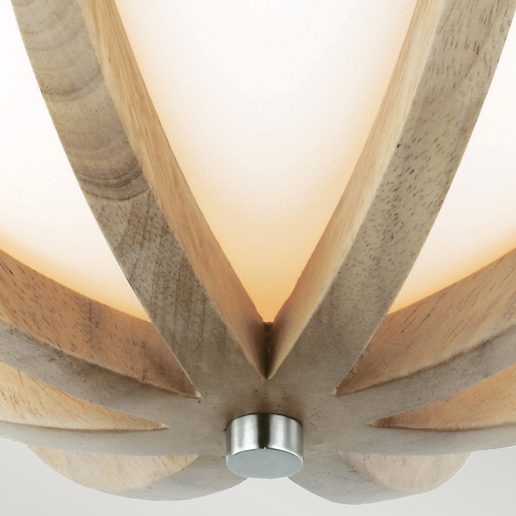 Deckenleuchte Allier (Light Wood/Brushed Steel) 2x - Elstead Lighting