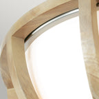 Deckenleuchte Allier (Light Wood/Brushed Steel) 2x - Elstead Lighting